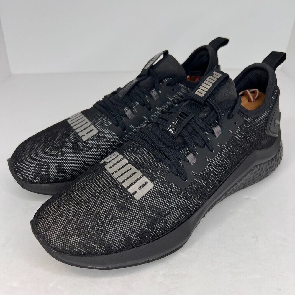 Puma Mens 1925989-01 Black Hybrid NX Rave Low Lace Up Size 8.5 Running Shoes